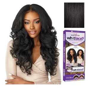 Cloud 9 What Lace Latisha 1B Off Black Lace Wig-New